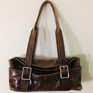 VINTAGE Kenneth Cole Baguette Satchel